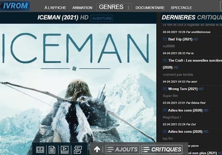 Ivrom le site de film gratuit en streaming