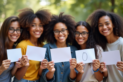 Groupe de jeunes adultes avec noms commençant par O